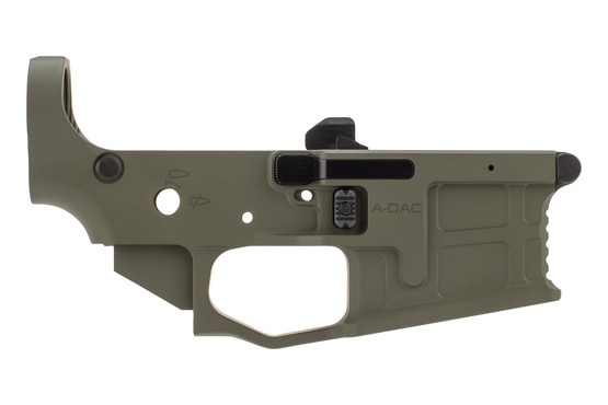 Radian Weapons A-DAC Ambidextrous Stripped AR-15 Lower Receiver - OD Green